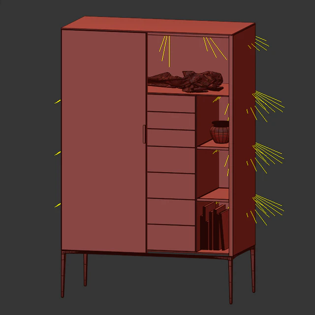 Wardrobe Alambra Monetiere Rimadesio — Descargar