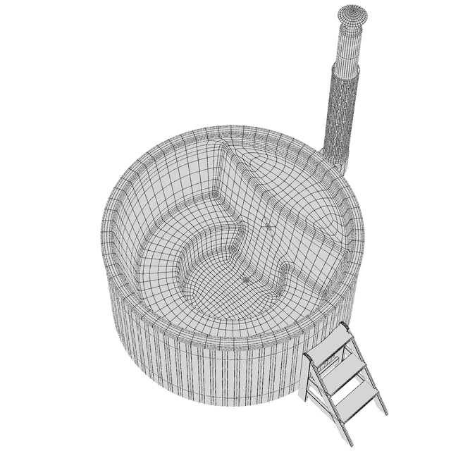 Купель круглая ELITE 220 с подогревом от Woodson — Скачать
