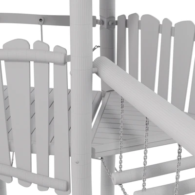 Kompan. Two Tower with Wobble Bridge — Ver 2