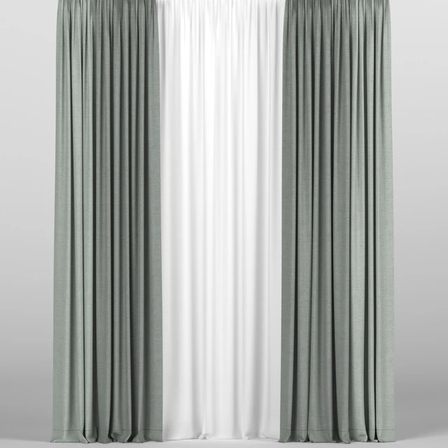 Curtains with tulle. — Descargar