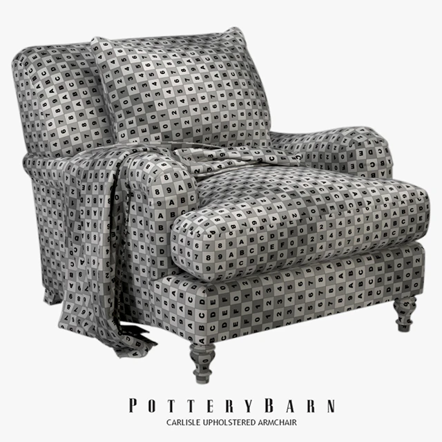 Pottery Barn - Carlisle Upholstered Armchair — Descargar