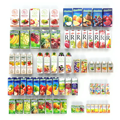 Стеллажи с соком — Вид 3
