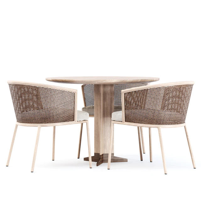 Outdoor garden furniture set v12 / Garden furniture set — Descargar