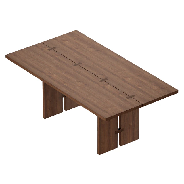 Деревянный обеденный стол Monarch Shiitake Dining Tables (Crate and Barrel) — Скачать