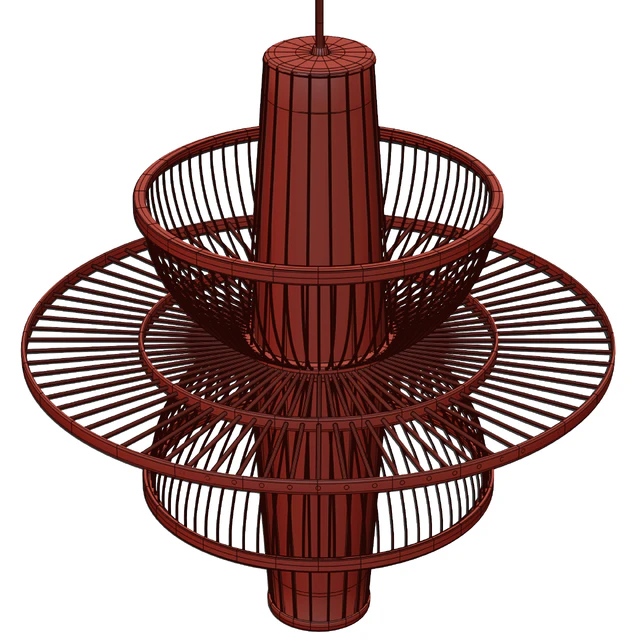 Pastoral Rattan Decorative Pendant Lights — Скачать