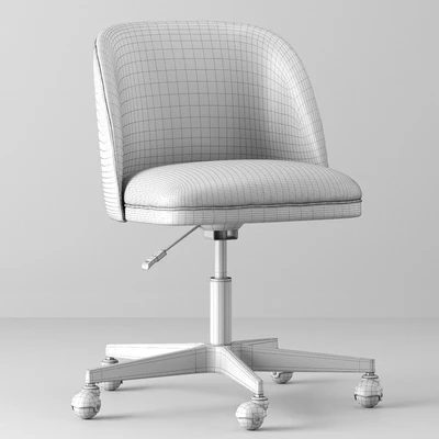 ALESSA UPHOLSTERED DESK CHAIR — Ver 2
