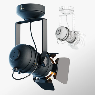 Artistic style Iron led track lighting — Вид 2