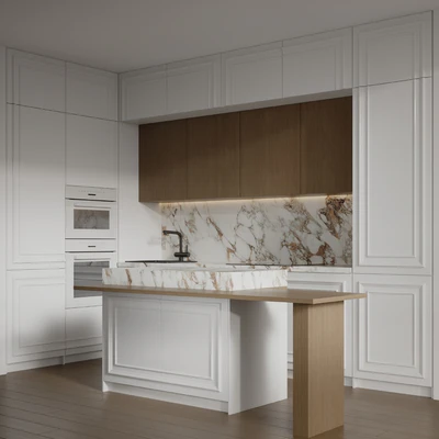 Кухня с встроенной техникой MIELE — Вид 6