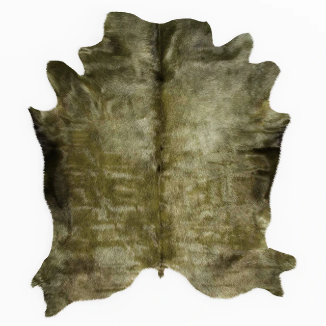 Green cowhide rug — Descargar