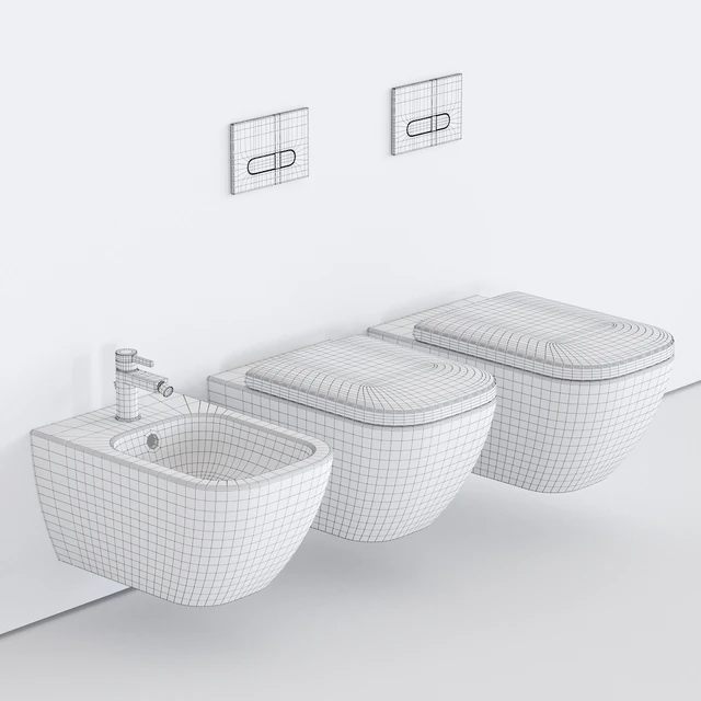 Duravit HAPPY D.2 Wall-hung WC — Descargar