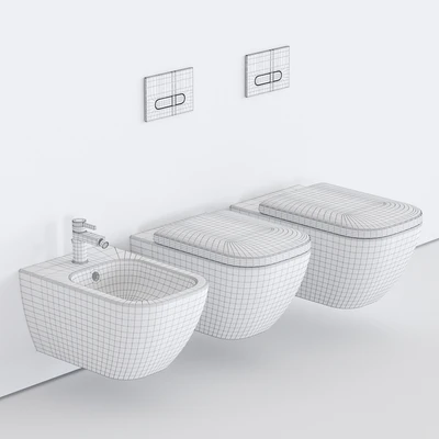 Duravit HAPPY D.2 Wall-hung WC — Ver 3
