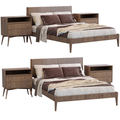 Modern Wood Bed By West Elm — Ver 3