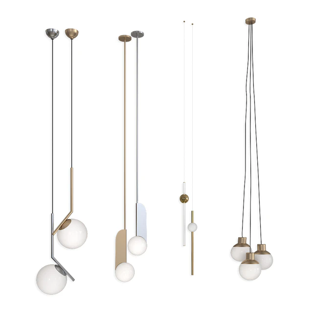 Collection Pendants set 15 Lampatron Neo - B LUX C Ball - Mass light — Descargar