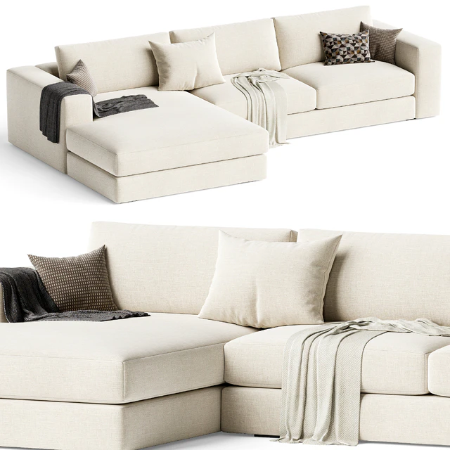 Oceanside 2-Piece Left-Arm Chaise Sectional Sofa — Descargar
