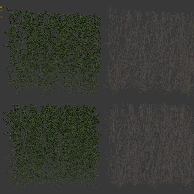 Wall of ivy leaves v3 — Descargar