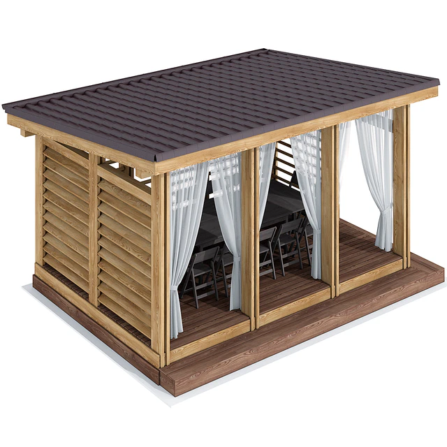 Arbor terrace veranda gazebo canopy — Descargar
