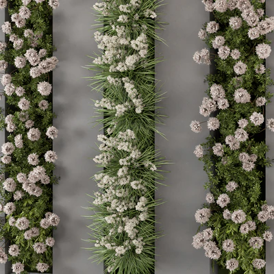 Outdoor Wall  Vertical Garden Set - Set 1082 — Вид 3