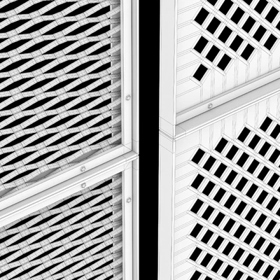 Decorative metal lattices - Rhombus — Ver 4