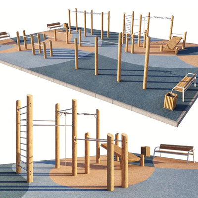 Workout sports ground. Playground — Ver 4