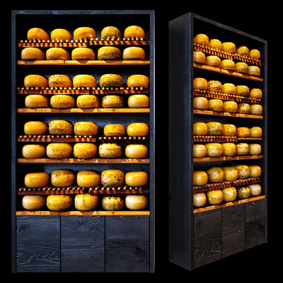 Shelves with cheese — Ver 1