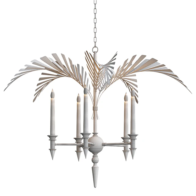 Palm Frond 5-Light Chandelier — Descargar