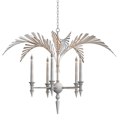 Palm Frond 5-Light Chandelier — Ver 3