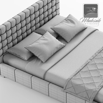 Maddy Upholstered Panel Bed — Вид 2