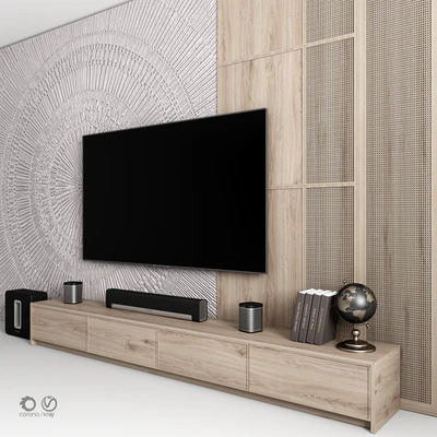 TV Consol " Wood Grid " — Вид 2