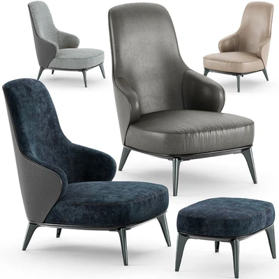 Minotti Leslie Bergere Armchair — Вид 1