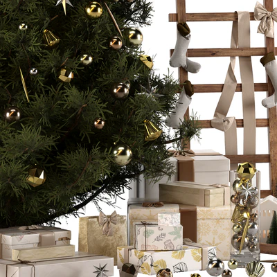 christmas decoration set 02 — Вид 3