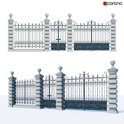 wrought fence — Ver 1