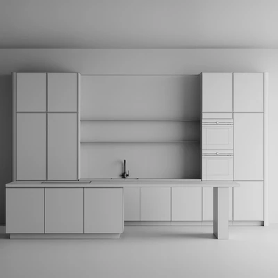 Kitchen with island 005 — Ver 2