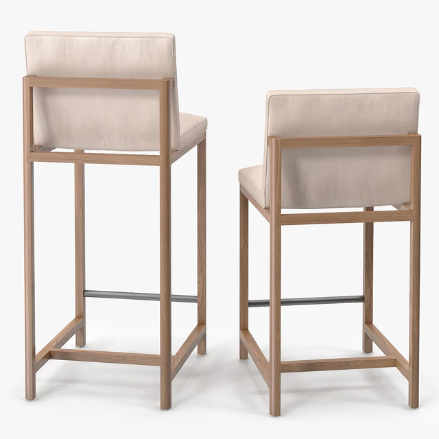 BasssamFellows Wood Frame Counter Stool &amp; Wood Frame Bar Stool — Descargar