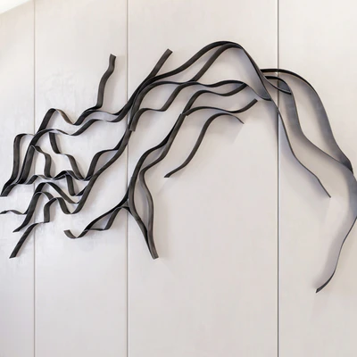 Waves   Metal wall panel 2 — Вид 2