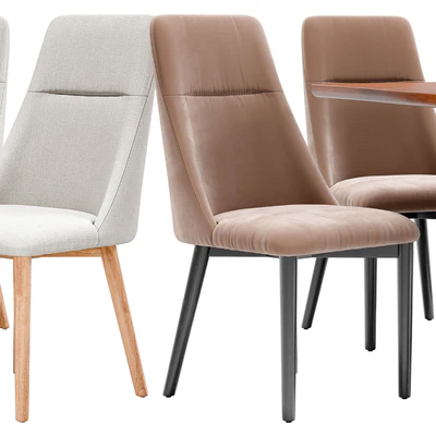 Sylvie dining chair and T1692 table — View 3