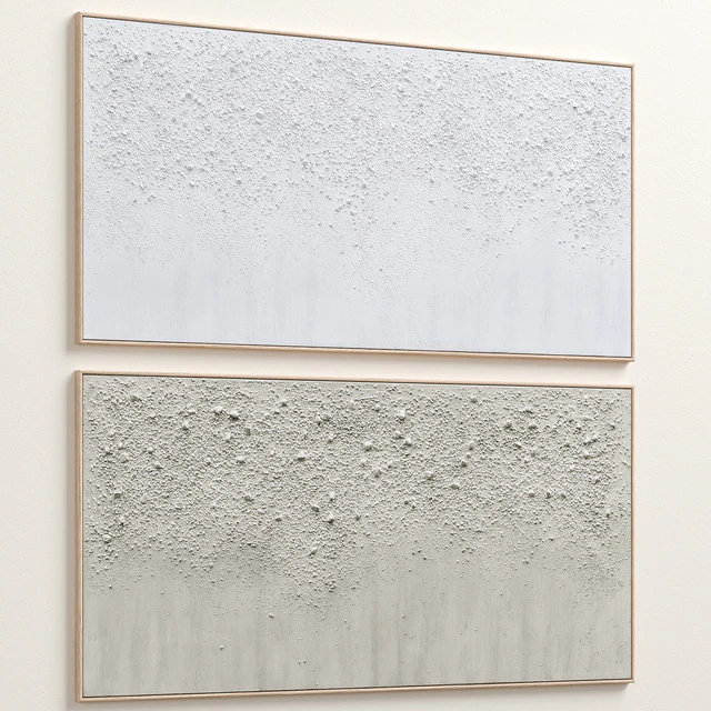 Panoramic Textured Plaster Wall Art C-577 — Descargar