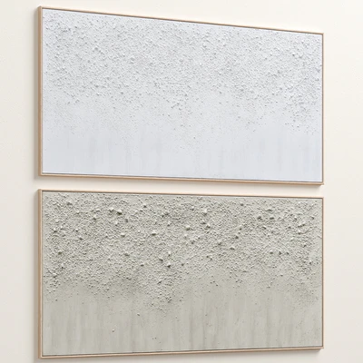 Panoramic Textured Plaster Wall Art C-577 — Ver 5