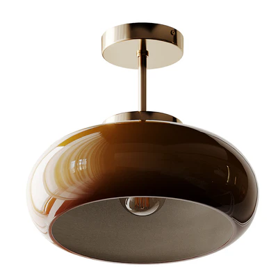 Medieval Vintage Semi Flush Ceiling Light — Вид 3