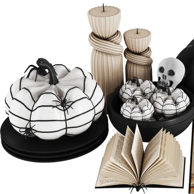 Halloween Ghost and skull Decorative Set 06 — Вид 3