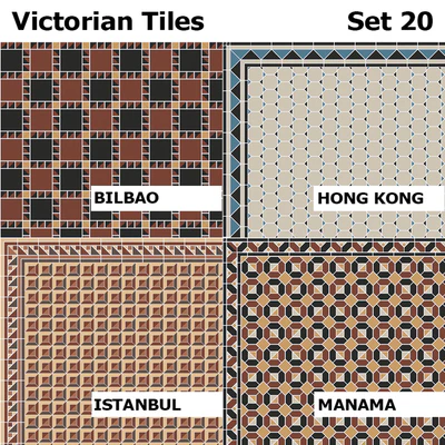 Topcer Victorian Tiles Set 20 — Ver 1