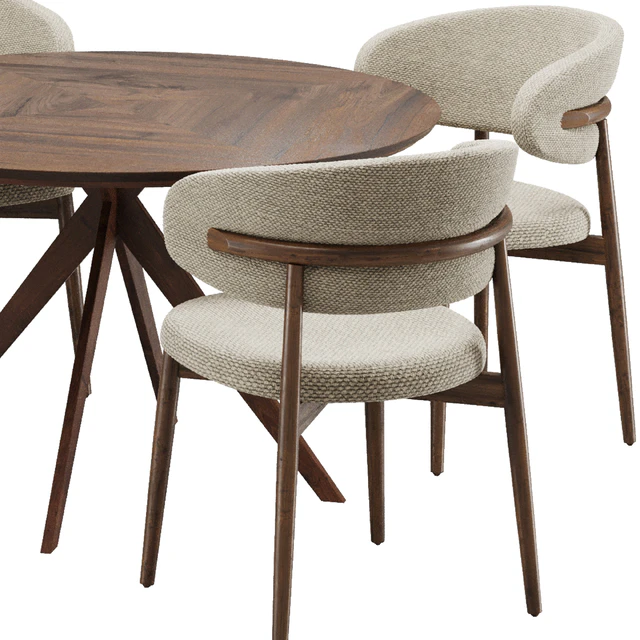 Dinning chair and table set21 — Скачать