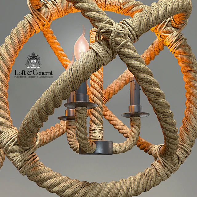 Chandelier Loft American Sphere — Descargar