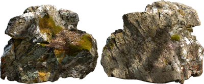 mossy boulder rock 001 — Скачать