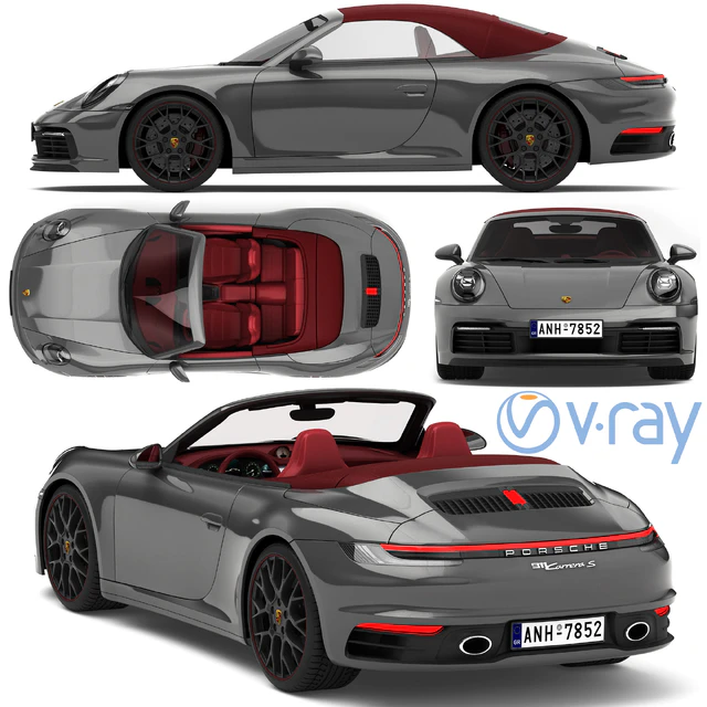 Porsche 911 carrera Cabriolet 2019 — Скачать