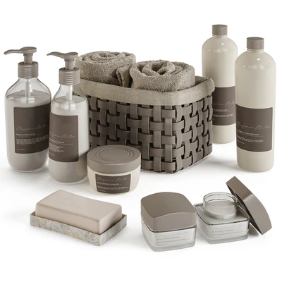 Bathroom Accessory Set 02 / Bathroom Set 02 — Ver 1