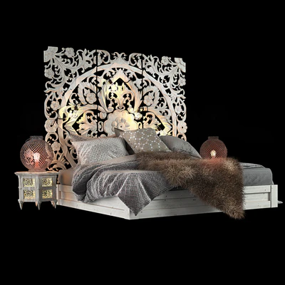 Bed in oriental style — Ver 1