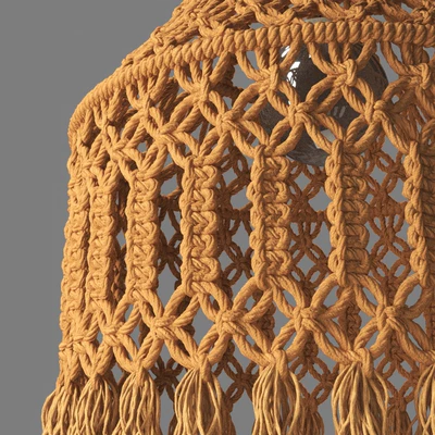 Organic Macrame Pendant — Вид 4