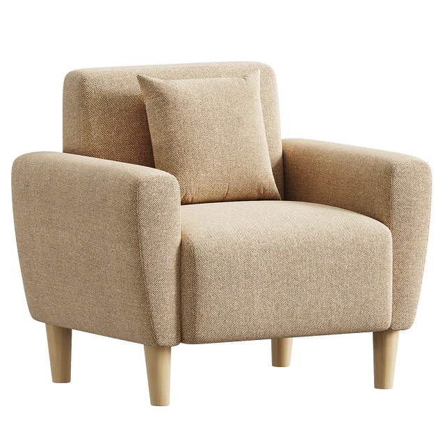 Mid-Century Accent Chairs Upholstered Fabric Accent Armchair — Descargar