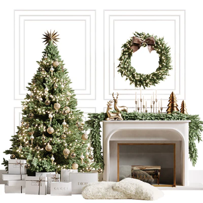 Christmas tree with fireplace 3 — View 2