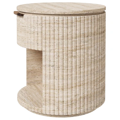 Restoration Hardware Byron travertine nightstand — Ver 5